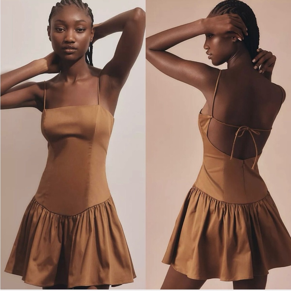 Maeve for Anthropologie Drop-Waist Mini Dress